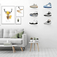 thumbnail image 3 of Plastic Floating Shoe Display Rack, Sports Shoe Wall-Mounted Storage Rack, Display Shoe Rack, 3 of 6