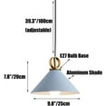 thumbnail image 5 of Minimalism Metal Pendant Lamp for Dining Room, Modern Farmhouse Pendant Light Fixture, Simple Rustic Pendant Lighting, Personalized Retro Pendant Light for Kitchen Island Sink Bedroom, 5 of 7