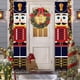 thumbnail image 5 of Farfi, 1 par, cartel de soldado de nogal, cartel navideño para porche, colgante para puerta, cartel de Feliz Navidad para decoración navideña del hogar, 5 of 5