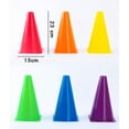 thumbnail image 4 of 2024Juego de juegos de carnaval de propileno con bolsa de malla, juego de anillos para lanzar conos de tráfico para deportes al aire libre, 23cm/9,1 pulgadas, 4 of 4