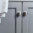 thumbnail image 4 of Fresca Manchester 48" 4-door Double Sinks Wood Bathroom Cabinet in Gray, 4 of 8