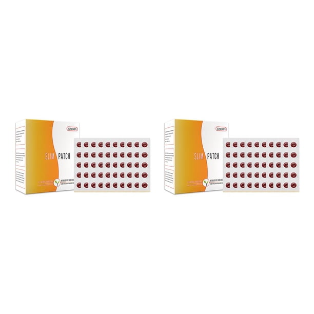 Soidarity Pegatina adelgazante para el ombligo, a prueba de sudor, pérdida de peso, brazo, pierna, hombro, espalda, parche portátil, pegatinas, 50 piezas/caja 2piezas