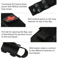 thumbnail image 2 of Tactical Molle Tourniquet Holder, Portable TQ Military First Aid Equipment Case & Trauma Medical Shear Pouch (Black), 2 of 7