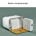 thumbnail image 3 of Home Office Hotel Smart Sensing Punch-free Toilet Paper Electric Rechargeable Dispenser Rechargeable Napkin Storage Box Rack Bathroom Accessory Grey, 3 of 9