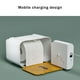 thumbnail image 4 of Bewildely Dispensador de papel higiénico sin perforaciones con sensor inteligente para Hotel y oficina en casa, caja de almacenamiento de servilletas Almacenamiento y organización del hogar Amarillo Bewildely HA067026-03B, 4 of 6