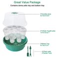 thumbnail image 2 of Bandeja De Inicio De Semillas Kits Prácticos De Bandejas De Semillas Bandeja De Germinación De Jardinería Kit De Cultivo De Plantas Para El Inicio Del Crecimiento De Semillas sonducket HA034922-00, 2 of 6