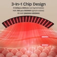 thumbnail image 3 of Red Light Therapy with Remote Control, 660nm Deep Red & 850nm Near Infrared LED Light for Face and Body, Home Use, 3 of 9