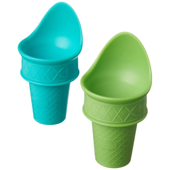 Talisman Designs Kiddie Kones Reusable Large Scoop Cones Set of 2