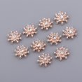 thumbnail image 2 of Abbracc 10 Pieces Shiny Rhinestone Flower Flatback Buttons Embellishments for DIY Sewing, 2 of 9