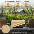 thumbnail image 6 of Costway 8PCS Patio Rattan Furniture Set Fire Pit Table Tank Holder Cover Deck Turquoise, 6 of 10