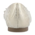 thumbnail image 4 of Journee Womens Judy Slip On Pointed Toe Ballet Flats, Widths Available, 4 of 10