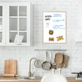 thumbnail image 6 of Dry Erase White Board for Wall, 12" x 16" Small Magnetic Portable Double-Sided Whiteboard, Hanging Mini Dry Erase Board for to Do List, Drawing, Home Office, Kitchen, Champagne Gold Frame, 6 of 8