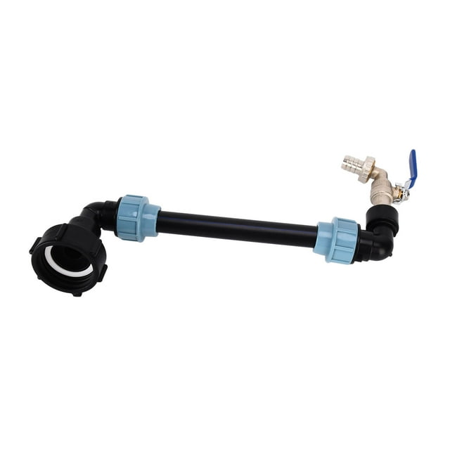 IBC Adapter, Fitting Water Container Gooseneck Connector Outlet For Garden For Filling Watering Can 2 Barrels In Series,1 Barrel Lift,2 Barrels In Series Lift