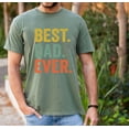 thumbnail image 1 of Best Dad Ever T-Shirt – Retro Distressed Typography Graphic Tee, Father’s Day Gift Shirt for Men, Fun Casual Dad Top, 1 of 6