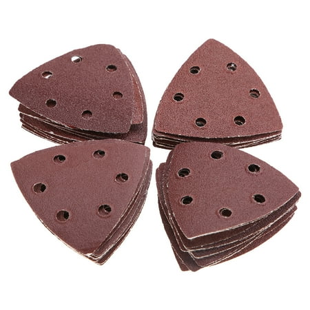 

Feoflen Polishing Paper Sanding Paper 50pcs Grit Sander Sanding Polishing Paper Pads Triangular Abrasive Sandpaper Set
