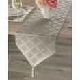 thumbnail image 2 of Lenox Laurel Leaf Reversible Table Runner, Platinum - 14"W x 90"L, 2 of 3