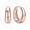Rose Gold, variant on Solid 925 Sterling Silver Chunky Hoop Earrings for Women Hypoallergenic Thick Huggie Earring Wide Hoops Everyday Hoop Earrings