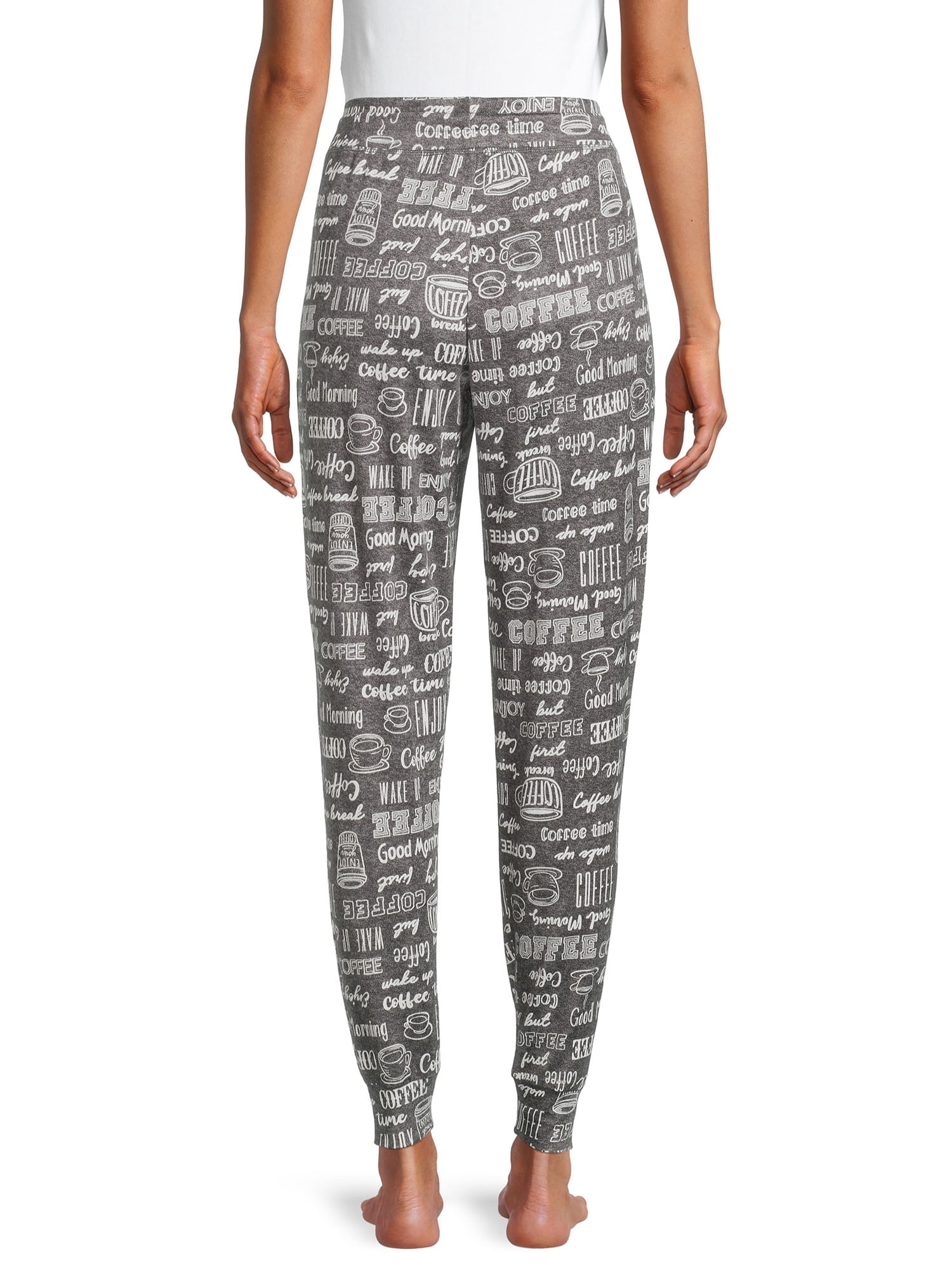 Women's Hacci Knit Pajama Jogger Pants, Sizes S to 3X