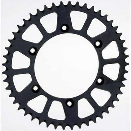 Sunstar Aluminum Works Triplestar Rear Sprocket Black 53 Tooth (5-355953BK)