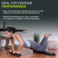 thumbnail image 5 of ProsourceFit High Density Half-Round Foam Rollers 12”, 18", 36" Black, 5 of 7