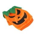 thumbnail image 3 of Camisa de perro de Halloween lindo fantasmas de calabaza suave elástico mascota Cosplay ropa para perros pequeños medianos gatos naranja M, 3 of 12