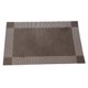thumbnail image 1 of Pvc Western Placemat Single Frame Heat Insulation Pad Dark Coffee, 1 of 3