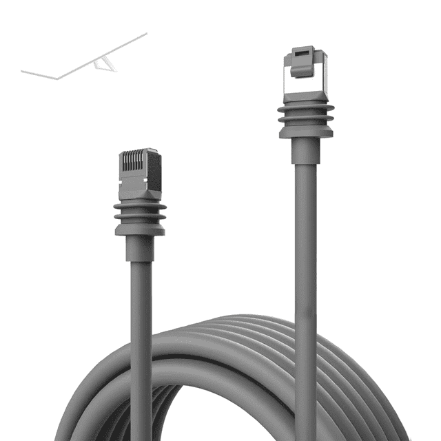 CHUANK Starlink Generation 3 Cable Replaces Standard V3 Cable 23M (75ft) Waterproof Outdoor Gray