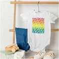 thumbnail image 4 of NASA Worm Logo Rainbow Gradient Romper Boys or Girls Infant Baby Brisco Brands 24M, 4 of 6
