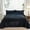Black, variant on Home Soft Things 4 Piece Tatami Quilted Faux Fur Bedspread - Burnt Orange - Oversize King (120" x 120")