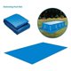 thumbnail image 4 of Blue Lona rectangular para piscina infantil, cubierta de repuesto para suelo, 4 of 5