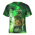 thumbnail image 5 of Apex Legends Octane Kids Short Sleeve Tee Shirt Novelty Crewneck T-Shirts Unisex Summer Blouse Tops for Boys Girls 110CM, 5 of 8