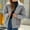 A# Gray, variant on Winter Warm Fashion Oversized Women Solid Zipper Plush Warm Sweatshirt Tops Long Sleeve Hoodless Casual Outwear Jackets for Ladies Gifts Brown 12