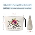 thumbnail image 4 of Bolsa de cosméticos ZHANTUONE Mother of The Bride Wedding White, 4 of 5