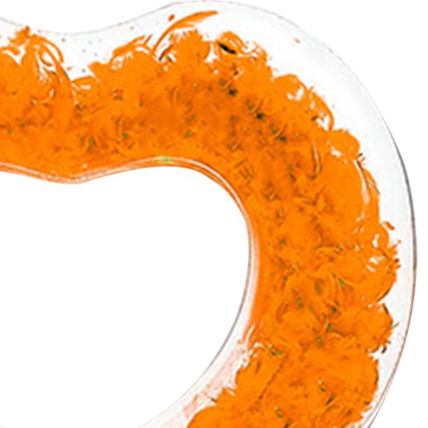 Anillo De Natación Anillo de natación inflable PVC Love Feather Pool Lifebuoy para fiesta de agua (naranja) Sywqhk Para Estrenar