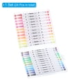 thumbnail image 4 of Unique Bargains 24 Colors Art Marker Pens Water Dual Tip Artist Marker Coloring, 1 Set, 4 of 5
