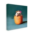 thumbnail image 3 of Stupell Industries Thorny Hedgehog Peeking Pink Daisy Flower Accent Painting Gallery Wrapped Canvas Print Wall Art, Design by Lucia Heffernan, 3 of 7