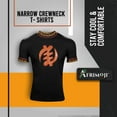 thumbnail image 5 of Afrimoji Unisex Crew Neck T-Shirt: Breathable Single Jersey with Kente Trim, 5 of 5