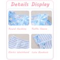 thumbnail image 5 of 12 Months Baby Girls Clothes 18 Months Girls 2PCS Floral Outfits Set Toddler Girls Long Sleeve Flower Top Stripe Pants Clothing Set Blue, 5 of 6