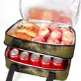 thumbnail image 5 of Saint Patrick's Day Double Layered Insulated Lunch Bag with Two Compartments for Cold and Hot Food Storage - Large Capacity Refrigerated Meal Bag for Hand Carry - 7.1x11.4x16.1 inches, 5 of 6