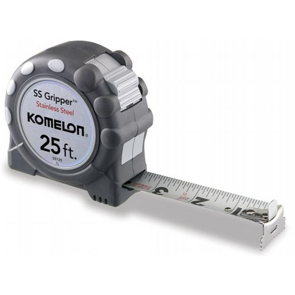 Komelon Usa Corporation 1 Po. X 25 SS Pince en Acier Inoxydable avec Poignée en Caoutchouc