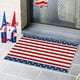thumbnail image 1 of USA Flag Welcome Entry Mat Easy To Clean Front Porch Welcome Mats For Outdoor And Indoor Uses, 1 of 6