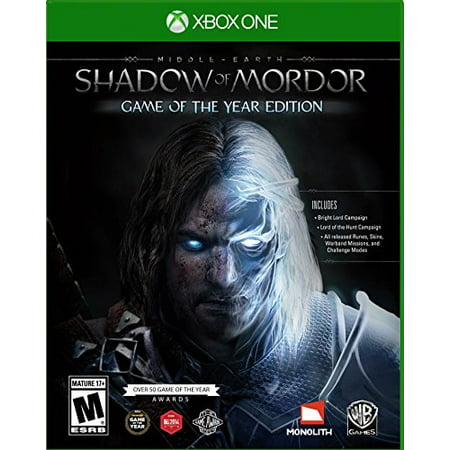 middle earth: shadow of mordor game of the year - xbox