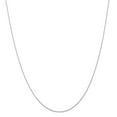 thumbnail image 1 of 0.5 mm x 20 in. 14K White Gold Cable Rope Chain, 1 of 1
