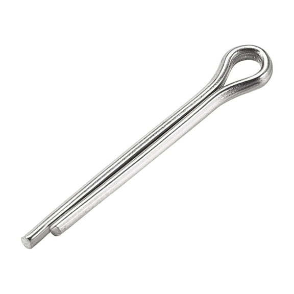 Uxcell Split Cotter Pin -2mm x 16mm 304 Stainless Steel 2-Prongs Silver Tone 30Pcs