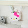 thumbnail image 4 of Organizador de baño de Hello Kitty, soporte para cepillos de dientes, estante de ducha autoadhesivo de pared, bonito organizador de ducha, decoración de baño/tocador (rosa), 4 of 5