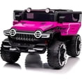 thumbnail image 6 of M optimized 12V Kids Ride on Truck Battery Powered Electric Car with Parent Remote Control, Bluetooth Music, USB, Spring Suspension, Decorative Spare Tire, 6 of 7