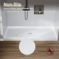 thumbnail image 5 of Shower Base, 48x32 Inch/60x32 Inch Shower Pan with Drain Cover and Drain Assembly, Non-Slip Rectangular Shower Tray for Bathroom, 5 of 8
