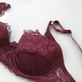 thumbnail image 6 of 2PC Women Bras Comfortable Wireless Push Up Bra Woman Bra T Shirt Bras for Women No Underwire Wireless Push Up Bra Women Bras Comfortable Wine XXL, 6 of 8