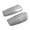 Silver, variant on Rupoun Soccer Shin Guards 1 Pair Carbon Fiber Shin Pads with Storage Bag Light Weight Protective Equipment for Adults and Kids Football Games Silver Small