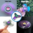thumbnail image 5 of Rainbow Metal EDC Triangle Spinner Fidget Toys High Speed Hand Finger Multicolor Tri-Spinner for Focus Anxiety Relief, 5 of 7